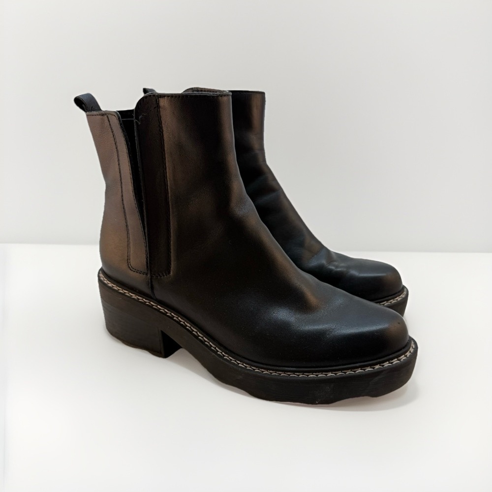 Calvin Klein‎ Women's Amina Boot, Black, 8.5